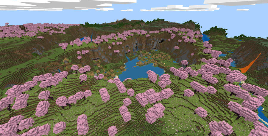 Сид Ущелье сакуры и деревня