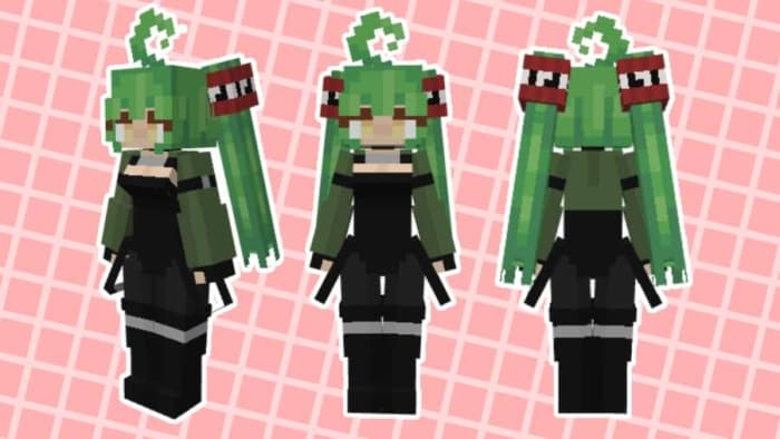 Текстуры: Девочка-Крипер