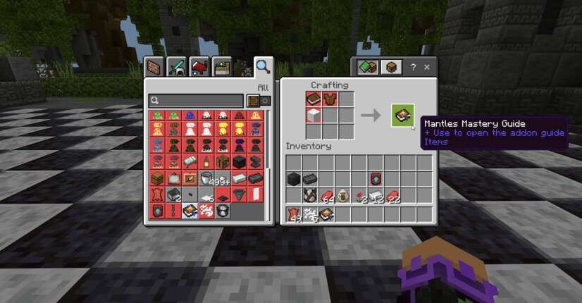 Мод Mantles для Minecraft PE 1.21