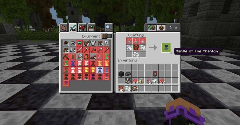 Мод Mantles для Minecraft PE 1.21