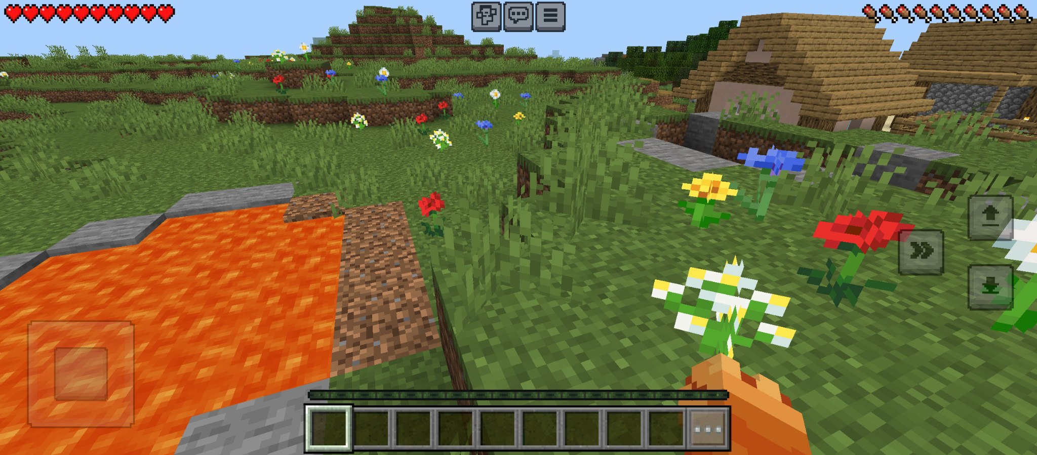 Потрясающий Сид с Алмазами и Деревней для Minecraft (1.21.8, 1.21.1)