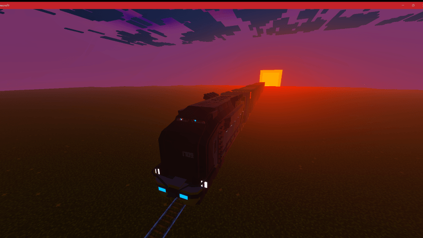 Futuristic Freight Train Addon